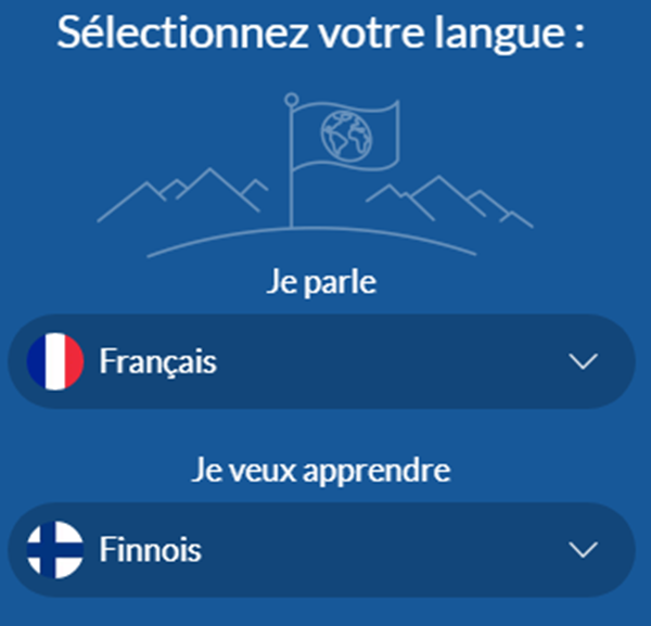 Finnish Learning Through French