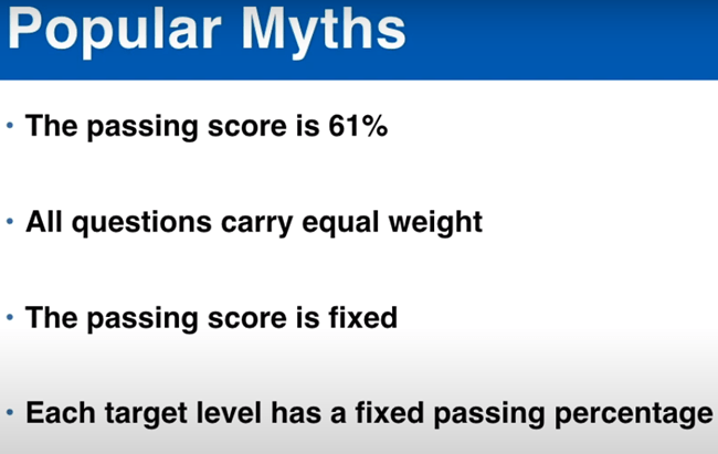 Popular PMP Passing Score Myths